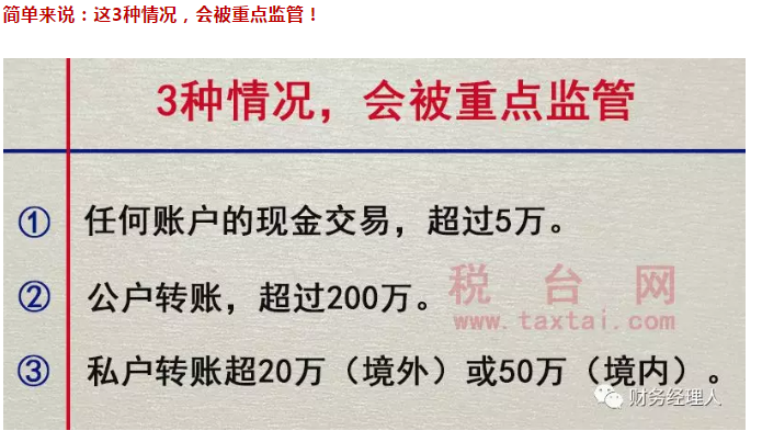 定了！2020個人銀行賬戶進賬多少會被查？老板一定要知道！