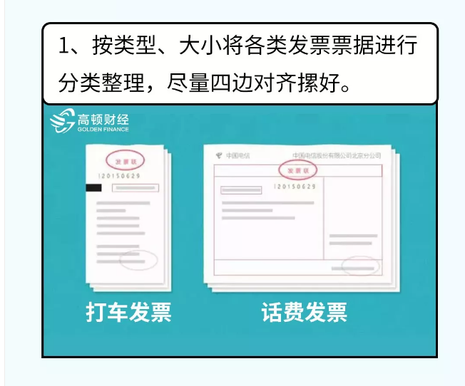 貼憑證時，如何快速搞定大疊發(fā)票？老會計的方法太簡單了?。ǜ紧~鱗貼票法）