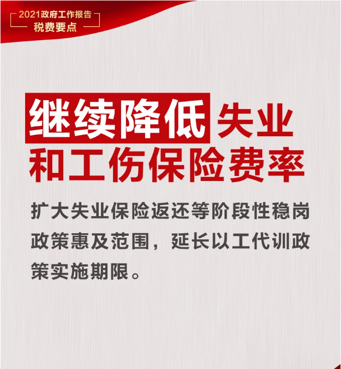 @納稅人繳費(fèi)人：政府工作報告中的這些稅費(fèi)好消息請查收！