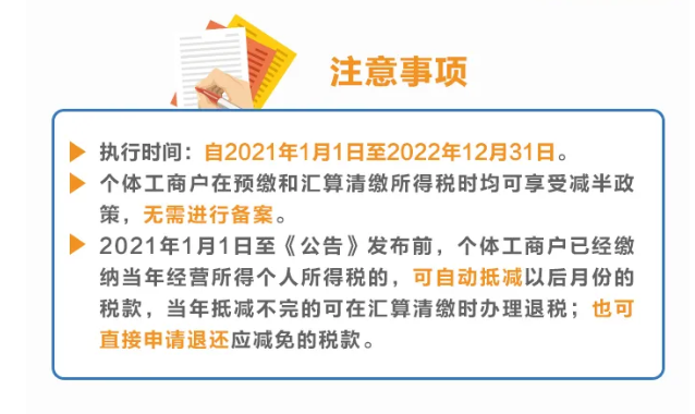 舉例說(shuō)明：個(gè)體工商戶(hù)減免稅額怎么計(jì)算？