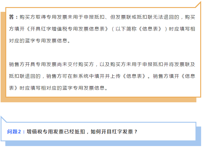 增值稅專用發(fā)票已抵扣，如何開具紅字發(fā)票？