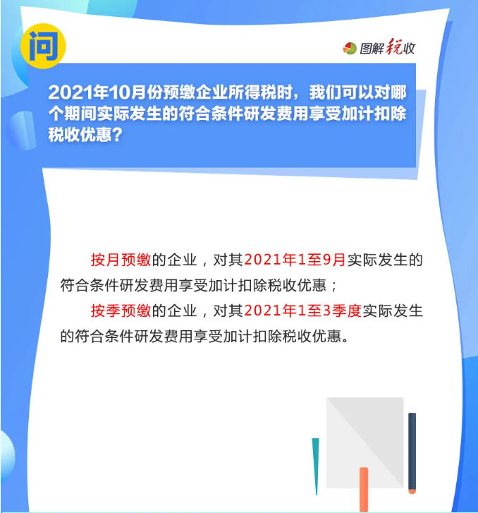 趕緊收藏！10月征期申報享受研發(fā)費用加計扣除優(yōu)惠，這9個問答能幫您