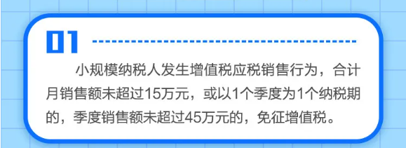 什么是小規(guī)模納稅人免征增值稅政策？一圖告訴您