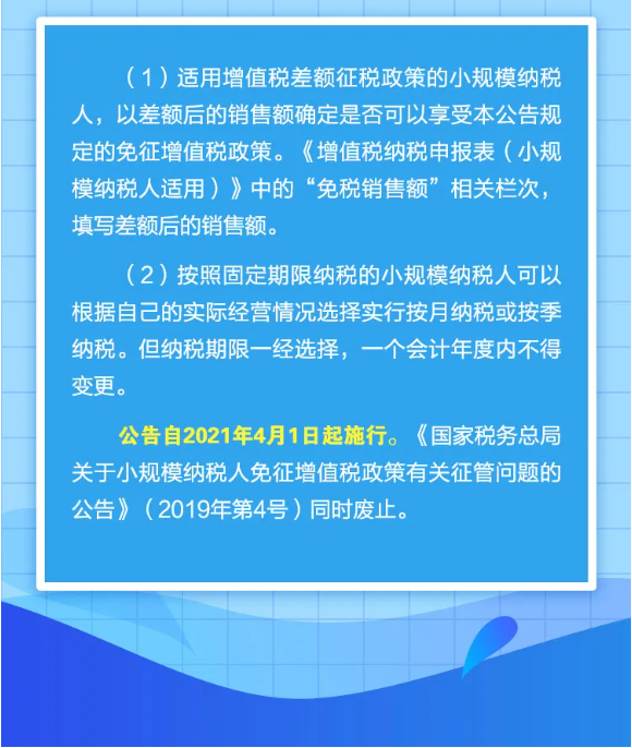 什么是小規(guī)模納稅人免征增值稅政策？一圖告訴您