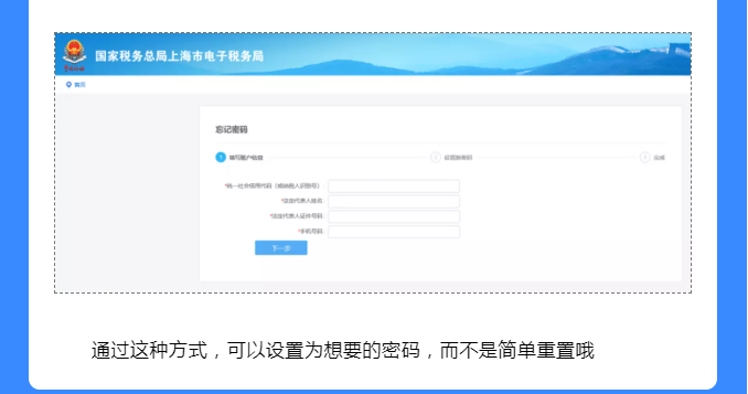 網(wǎng)上辦稅密碼忘了怎么辦？