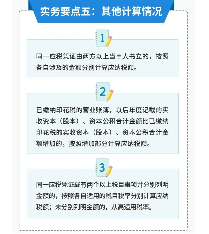 印花稅的實用干貨來啦！