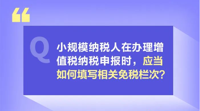 小規(guī)模納稅人減免增值稅政策要點(diǎn)，4月大征期用得上