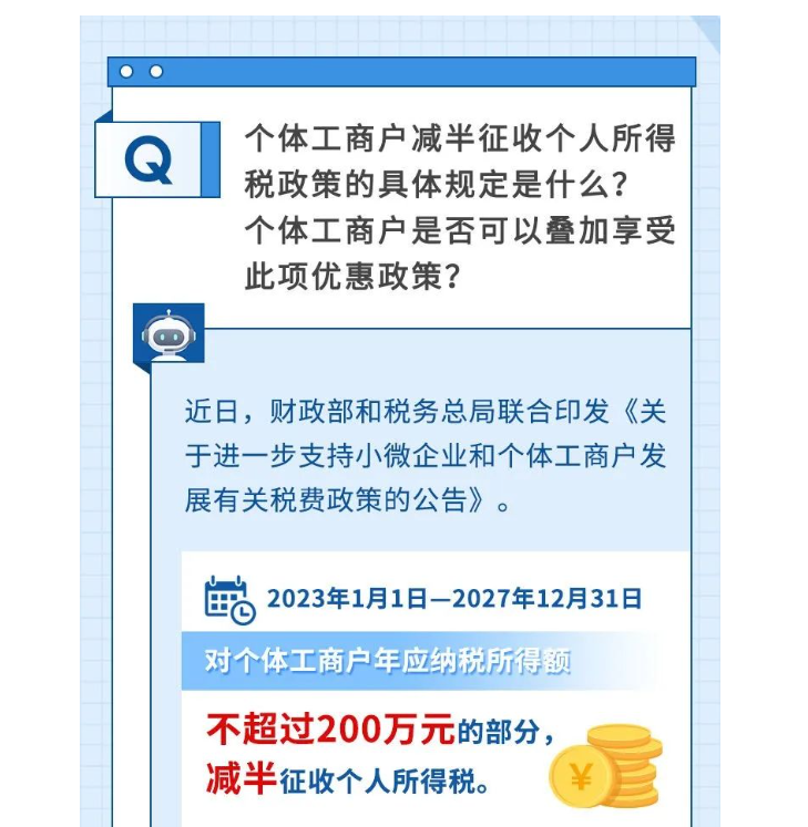 如何享受減半征收個(gè)人所得稅政策？@個(gè)體工商戶(hù)，這樣申報(bào)