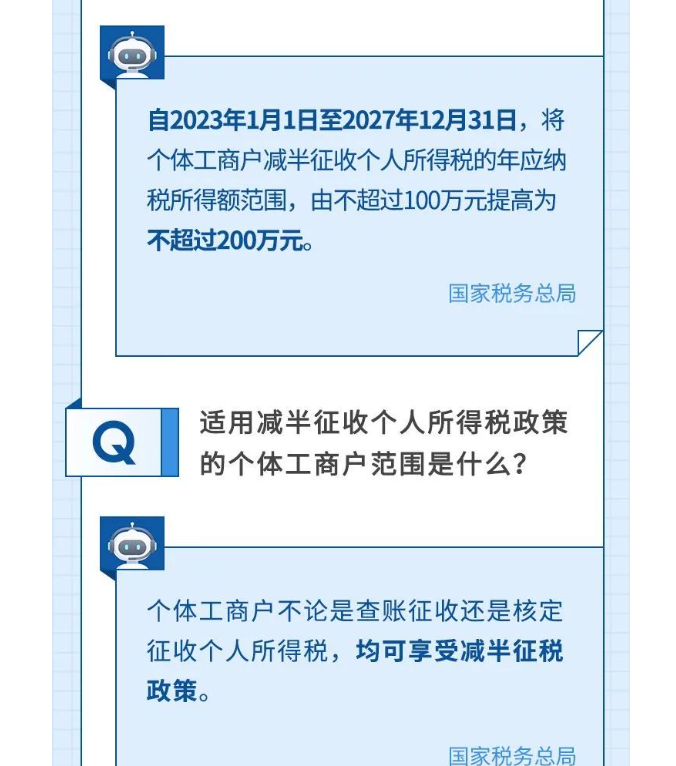 如何享受減半征收個(gè)人所得稅政策？@個(gè)體工商戶(hù)，這樣申報(bào)