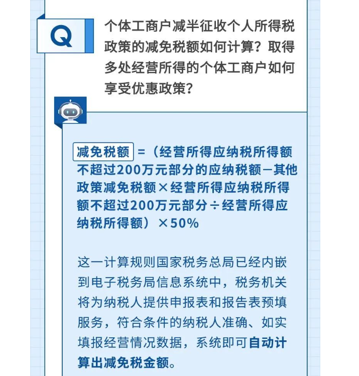 如何享受減半征收個(gè)人所得稅政策？@個(gè)體工商戶(hù)，這樣申報(bào)